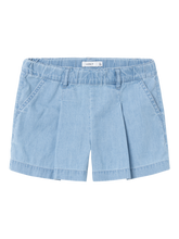 Lade das Bild in den Galerie-Viewer, NKFBELLA Shorts - Medium Blue Denim
