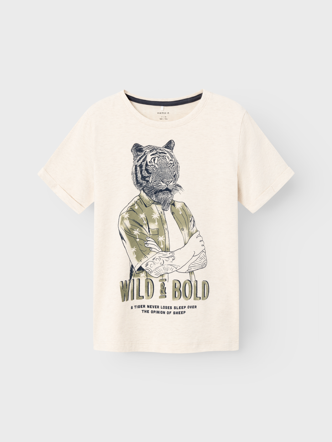 NKMHASIMON T-Shirts & Tops - Peyote Melange