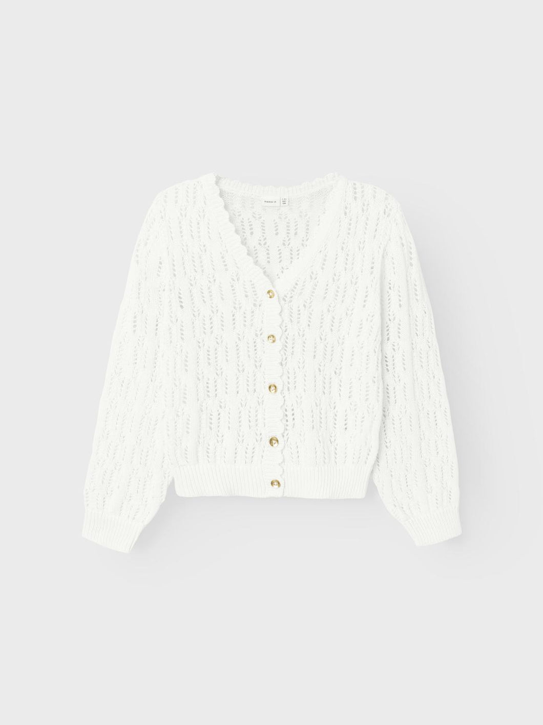 NKFFANNAI Knit - Bright White