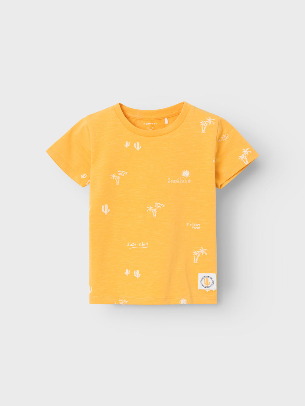 NMMHURLAF T-Shirts & Tops - Amber Yellow