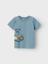 Lade das Bild in den Galerie-Viewer, NMMJALMER T-Shirts &amp; Tops - Smoke Blue
