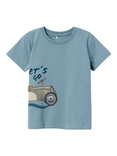 Lade das Bild in den Galerie-Viewer, NMMJALMER T-Shirts &amp; Tops - Smoke Blue
