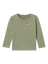 Lade das Bild in den Galerie-Viewer, NMMOSCAR T-Shirts &amp; Tops - Oil Green

