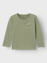 Lade das Bild in den Galerie-Viewer, NMMOSCAR T-Shirts &amp; Tops - Oil Green
