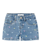 Lade das Bild in den Galerie-Viewer, NMFSALLI Shorts - Medium Blue Denim
